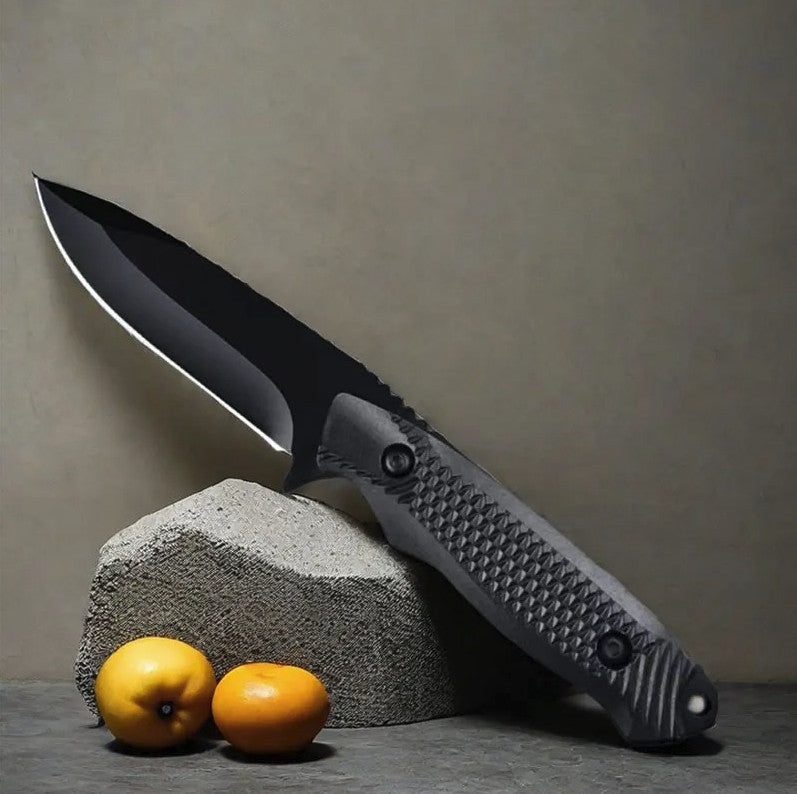Outdoor Camping & Hunting Pocket Knife with Sheath - High Hardness Steel
