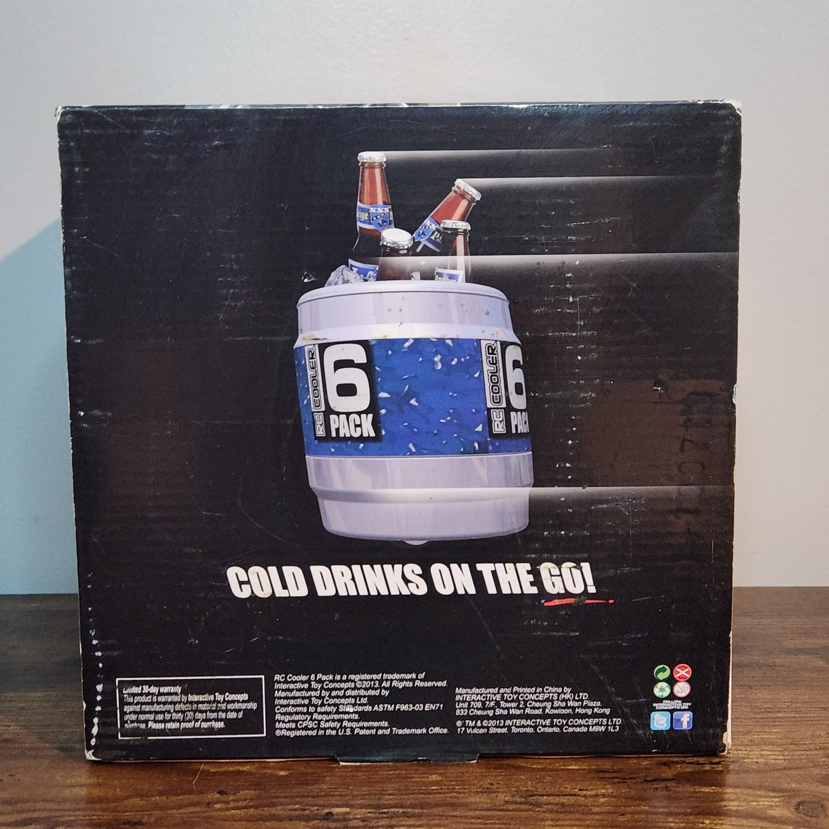 Remote Control Rolling Cooler - RC Cooler 6 Pack - Battery Not Included