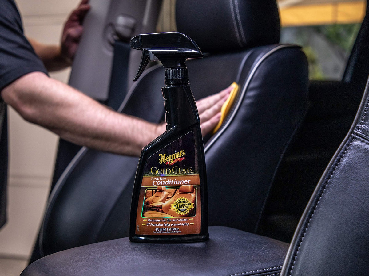 Leather Conditioner Spray for Car Seats - UV Protection & Restores Leather