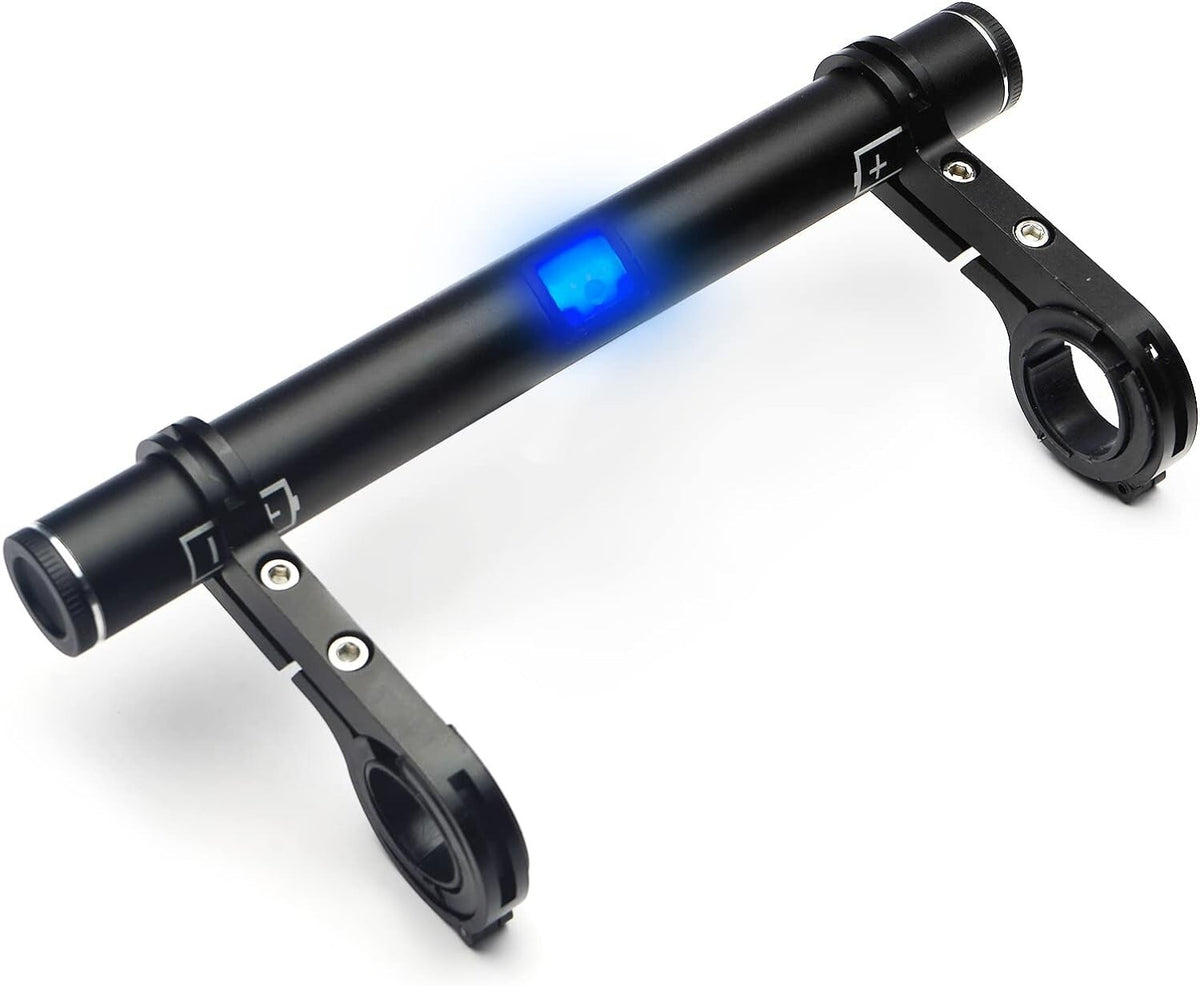 USB Bicycle Handlebar Extender with Batteries - Phone Charger & Cycling Accessory