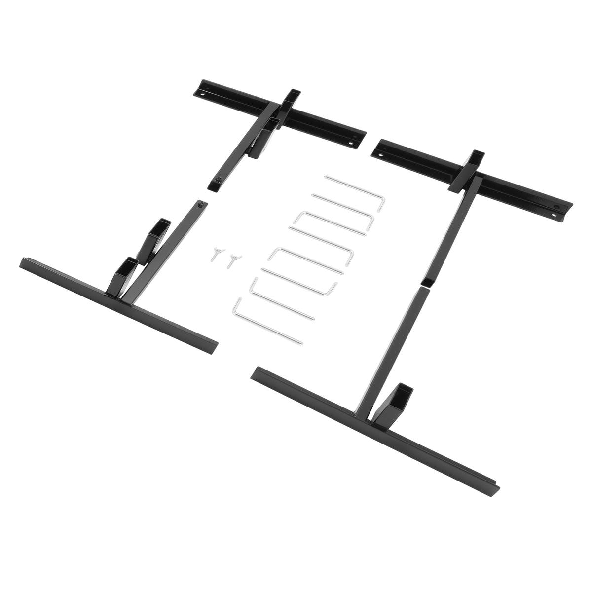 Adjustable Steel Target Stand Base for Paper Silhouette Shooting 2-Pack