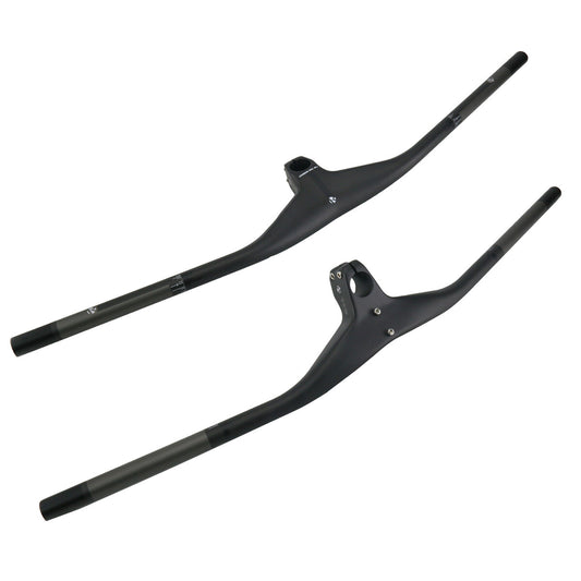 Carbon Fiber Mountain Bike Handlebar Stem - Integrated MTB Handlebar 70/80/90mm