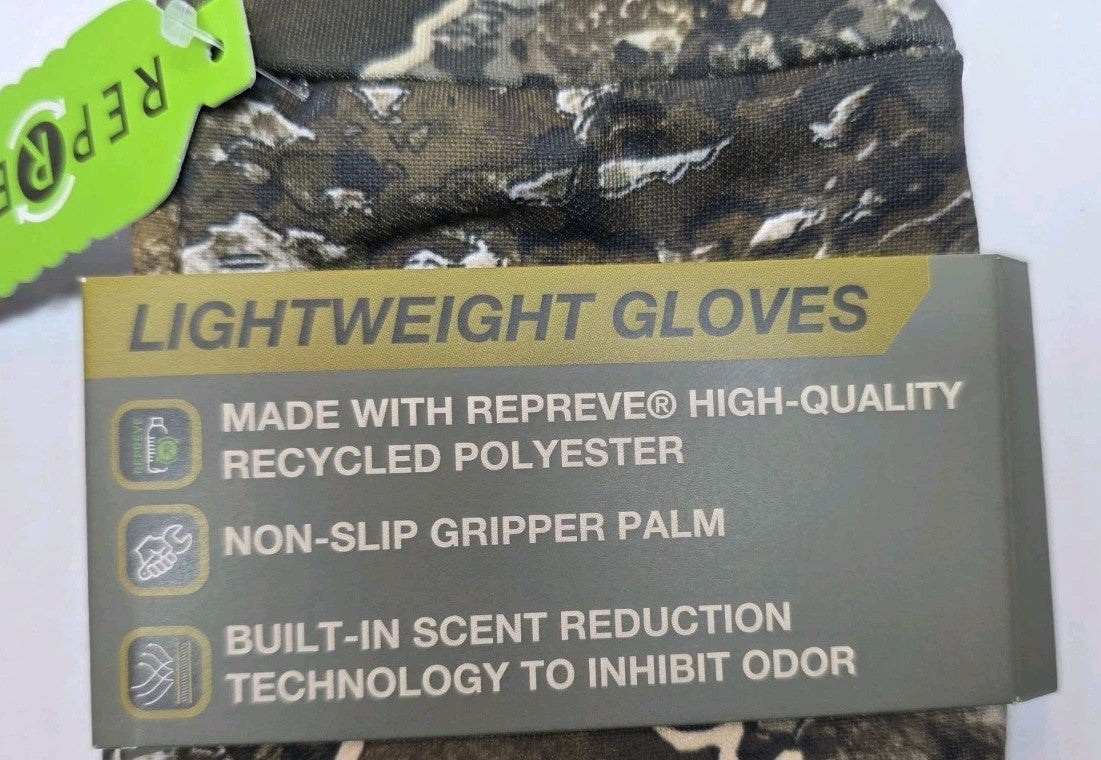 Men's Lightweight Camouflage Hunting Gloves with Non-Slip Grip
