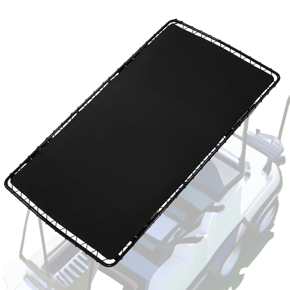 85-Inch Golf Cart Roof Canopy for EZGO TXT 4-Seat Club Car Sun Top Waterproof
