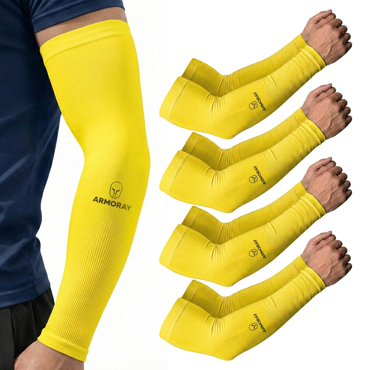 Tattoo Cover Up Arm Sleeves for Men & Women - UV Protection & Compression