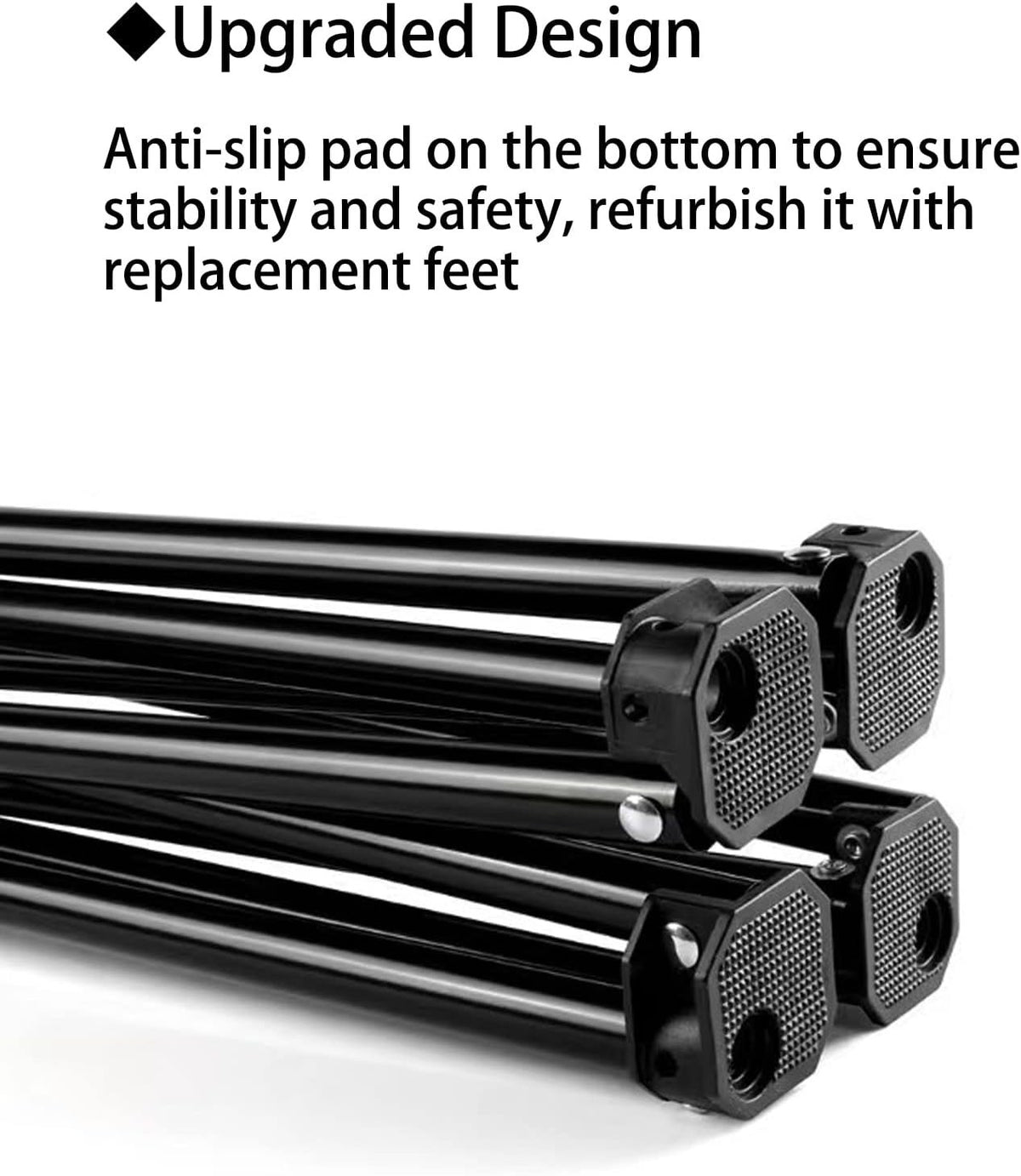 Heavy Duty Camping Chair Replacement Feet 4 Pack - Folding Stool Repair Parts