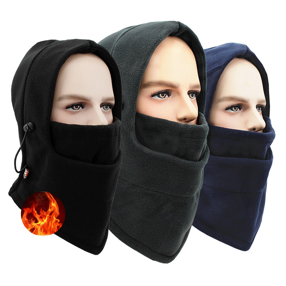 Winter Thermal Fleece Balaclava Ski Mask with Neck Warmer - Full Face Mask for Cold Weather