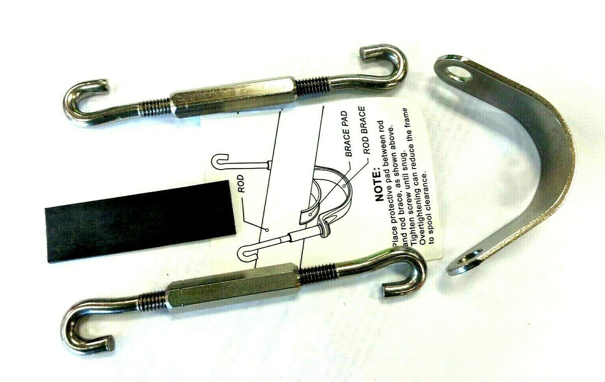 Fishing Rod Reel Seat Brace Kit for Penn 117 118 130S 14/0 16/0 Reels