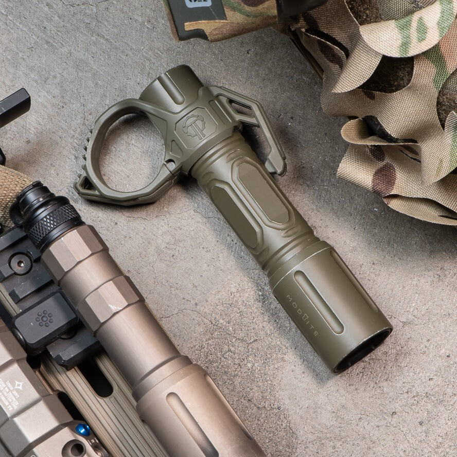 Duty Flashlight Ring with Pocket Clip - All Colors