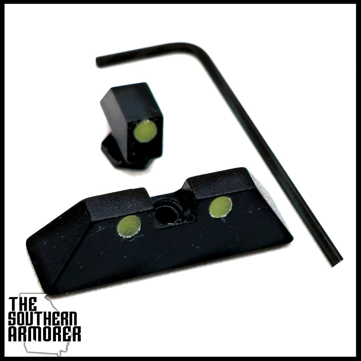 Glow-In-Dark Night Sights for Taurus G3 G3C G3X G3XL Toro Dovetail Front & Rear Set