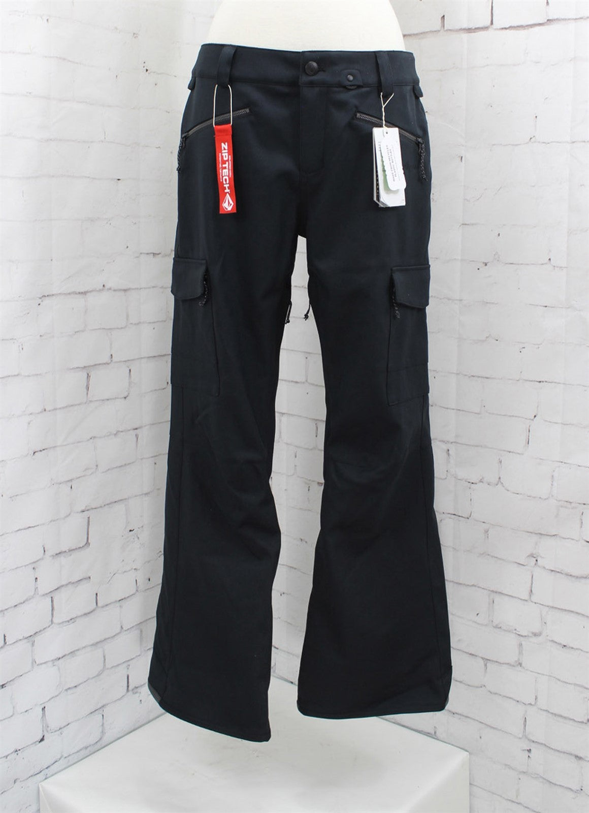 Women's Snowboard Pants Waterproof Breathable Ski & Snowboard Trousers - Black, Medium