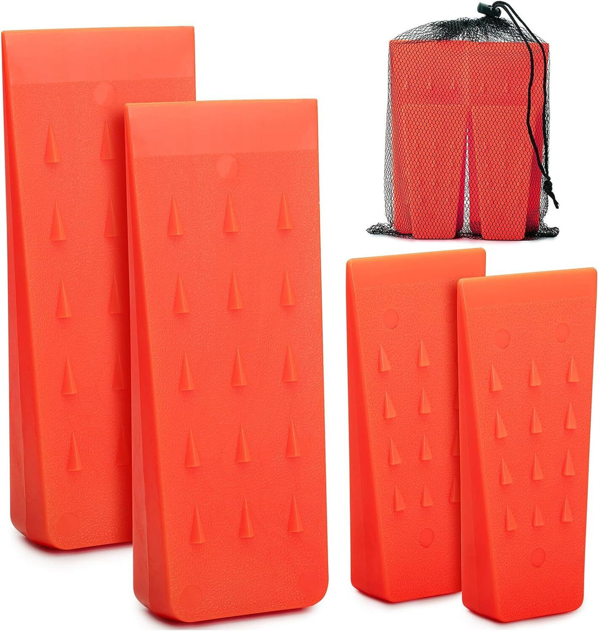 Tree Felling Wedges Set - 4 Pack Heavy-Duty Wood Splitting & Tree Cutting Tools