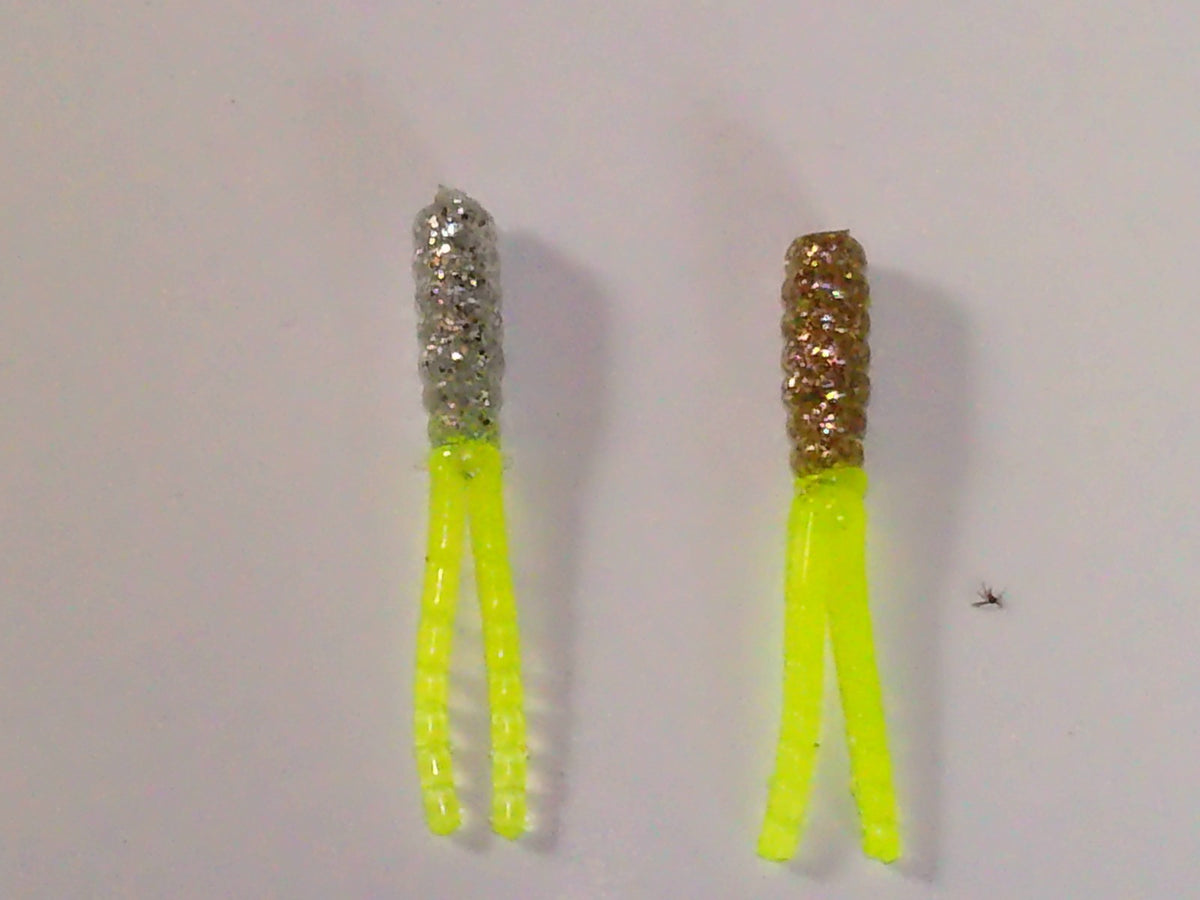 Soft Plastic Fishing Lures Set - 75-2 Inch Crappie Spin Grubs Multiple Colors