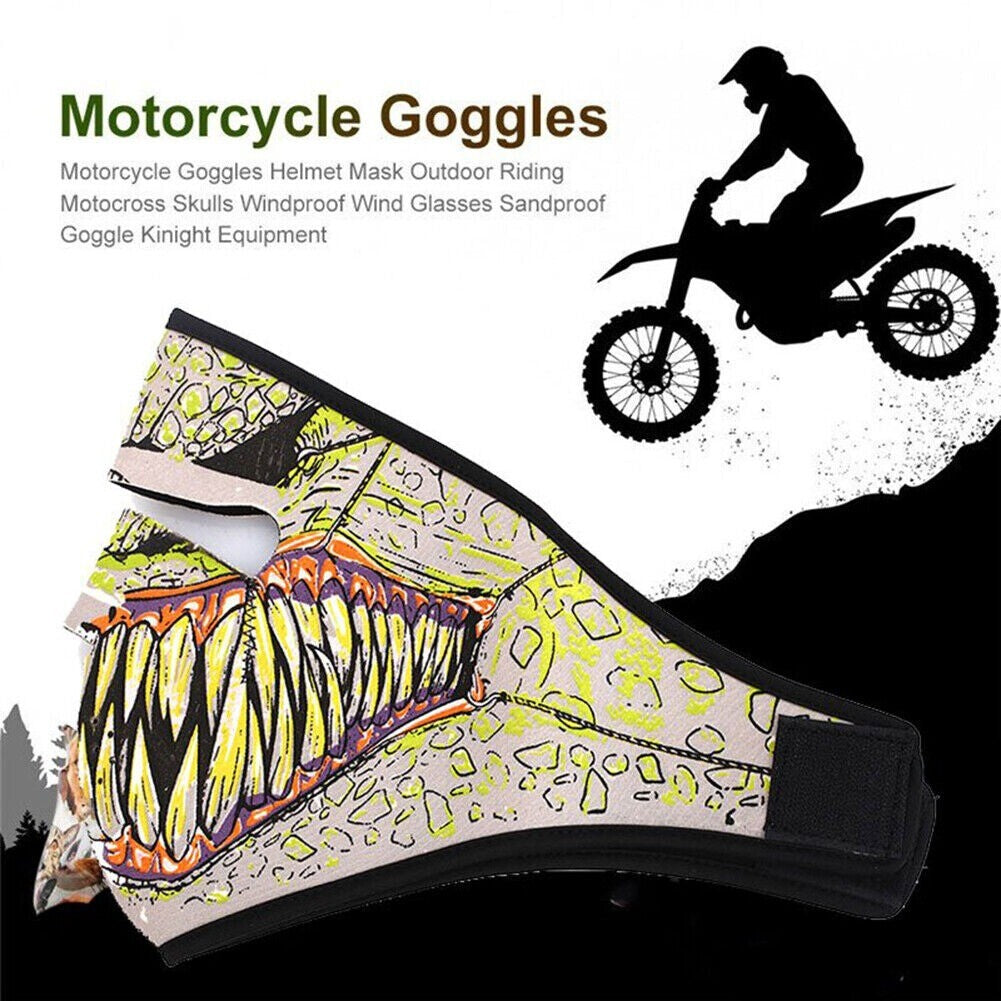 Neoprene Face Mask for Cycling Motorcycle Skiing with Character Pattern