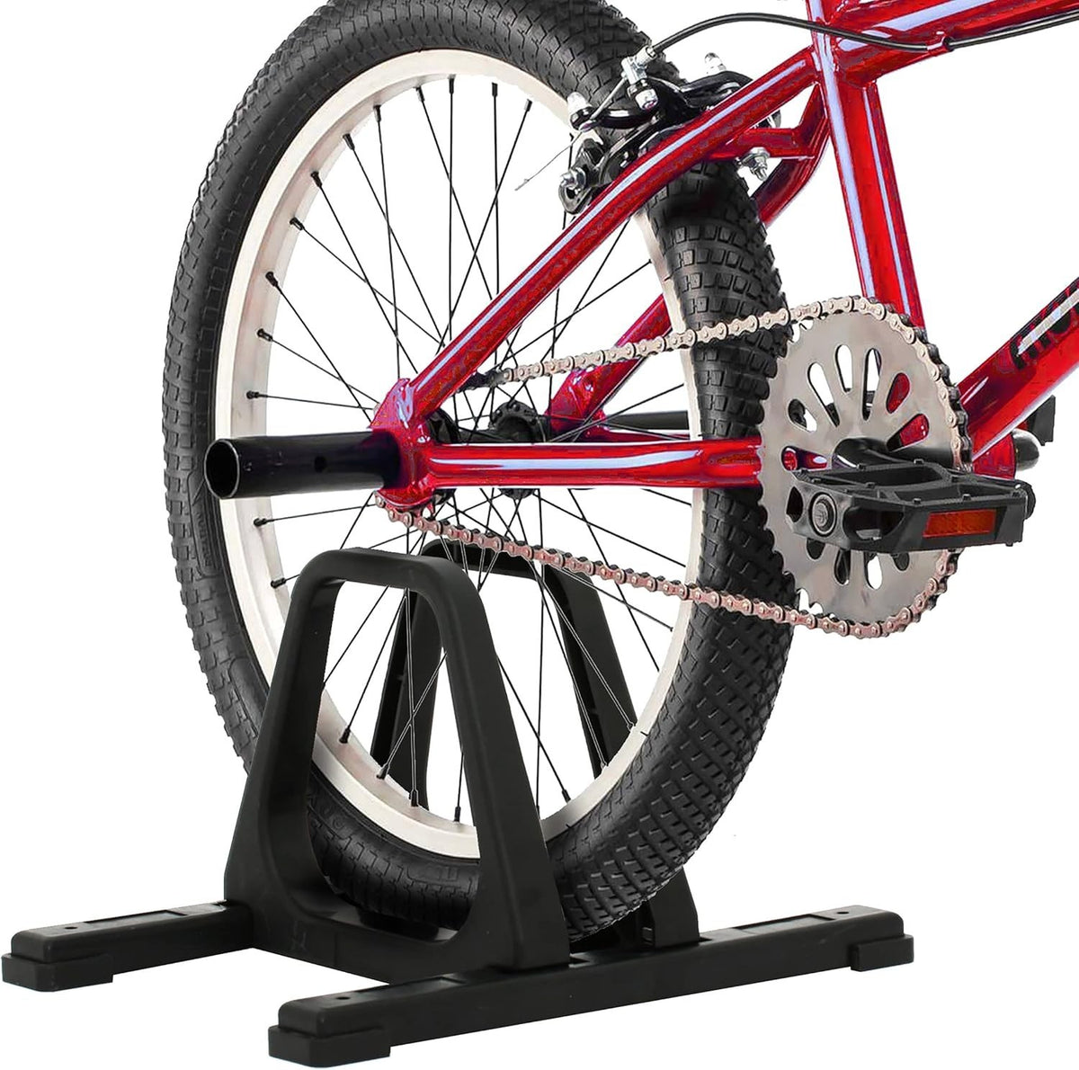 Portable Bike Stand for Small Bikes - Lightweight Indoor/Outdoor Bicycle Rack for BMX and Kids' Bikes