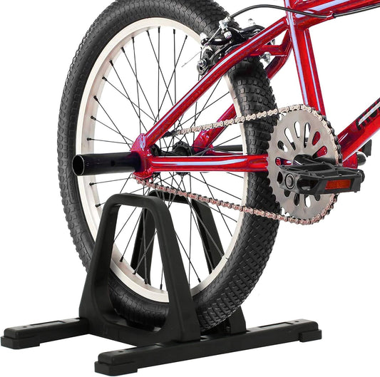 Portable Bike Stand for Small Bikes - Lightweight Indoor/Outdoor Bicycle Rack for BMX and Kids' Bikes