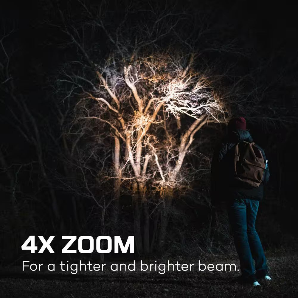 LED Tactical Flashlight 500 Lumens Handheld Aluminum Flashlight with 3 Batteries