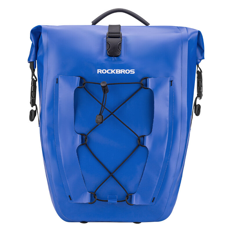 Waterproof Bike Pannier Bag 25L-32L Rear Rack Trunk Storage Cycling Bag