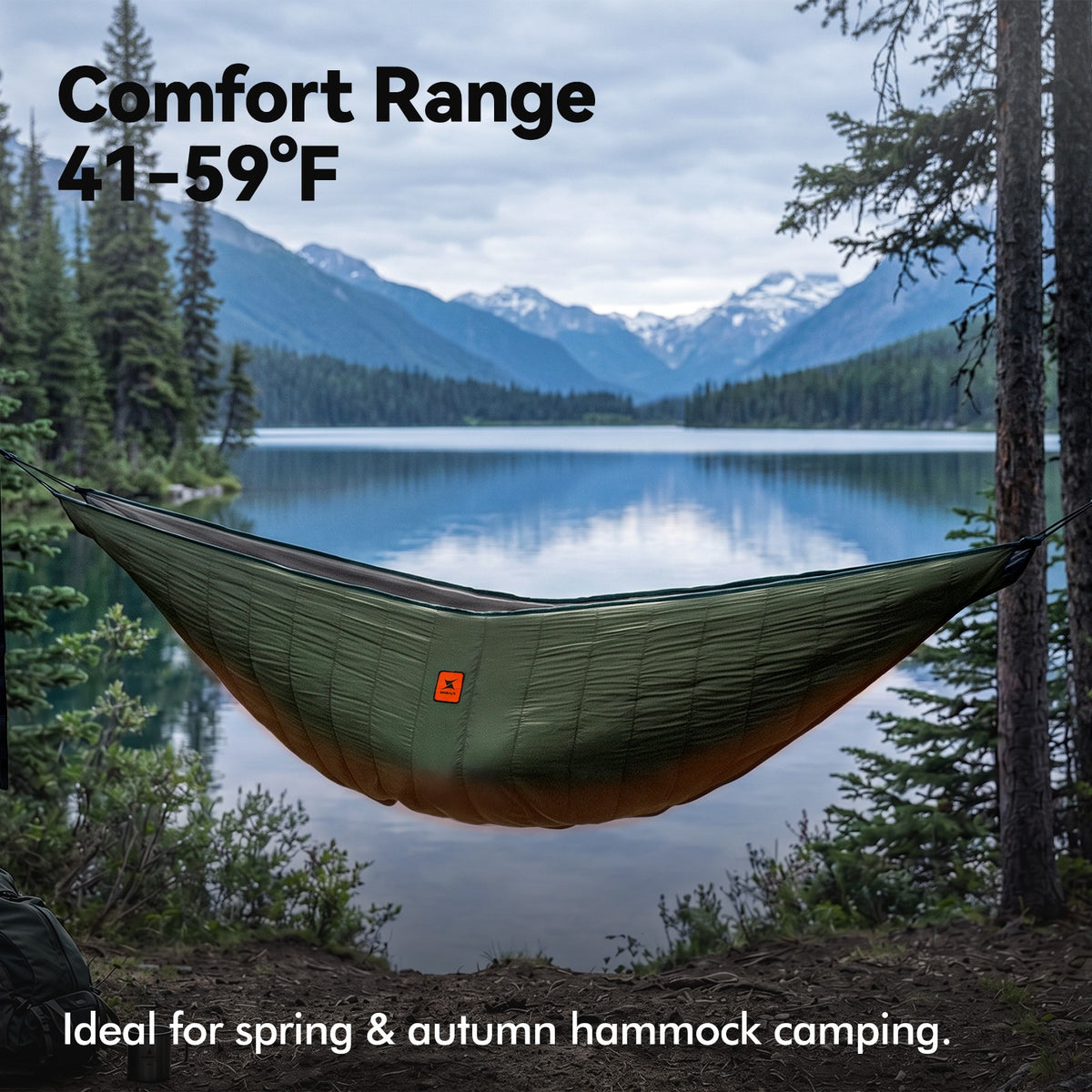 Outdoor Camping Hammock with Under Quilt and Mosquito Net - Ultralight & Waterproof