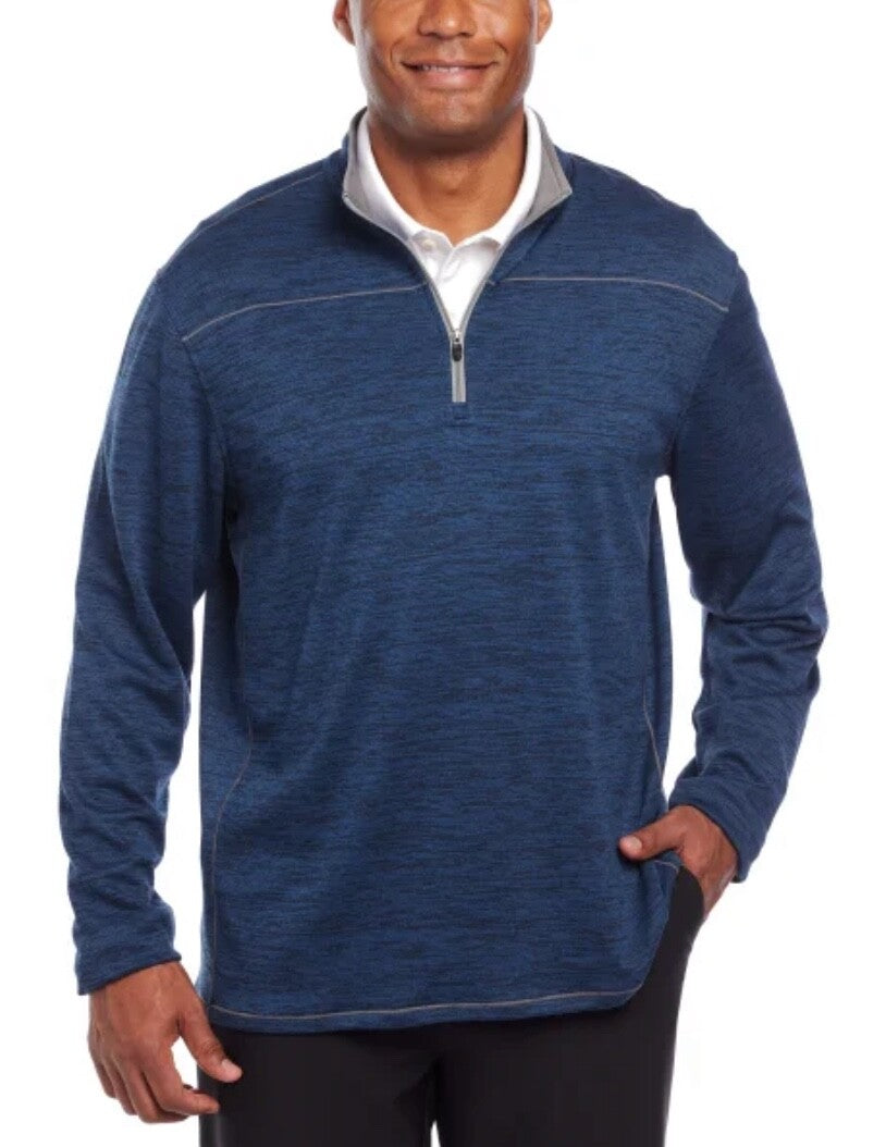 Men's Performance 1/4 Zip Pullover - Moisture Wicking, Stretch Fit, Multiple Sizes