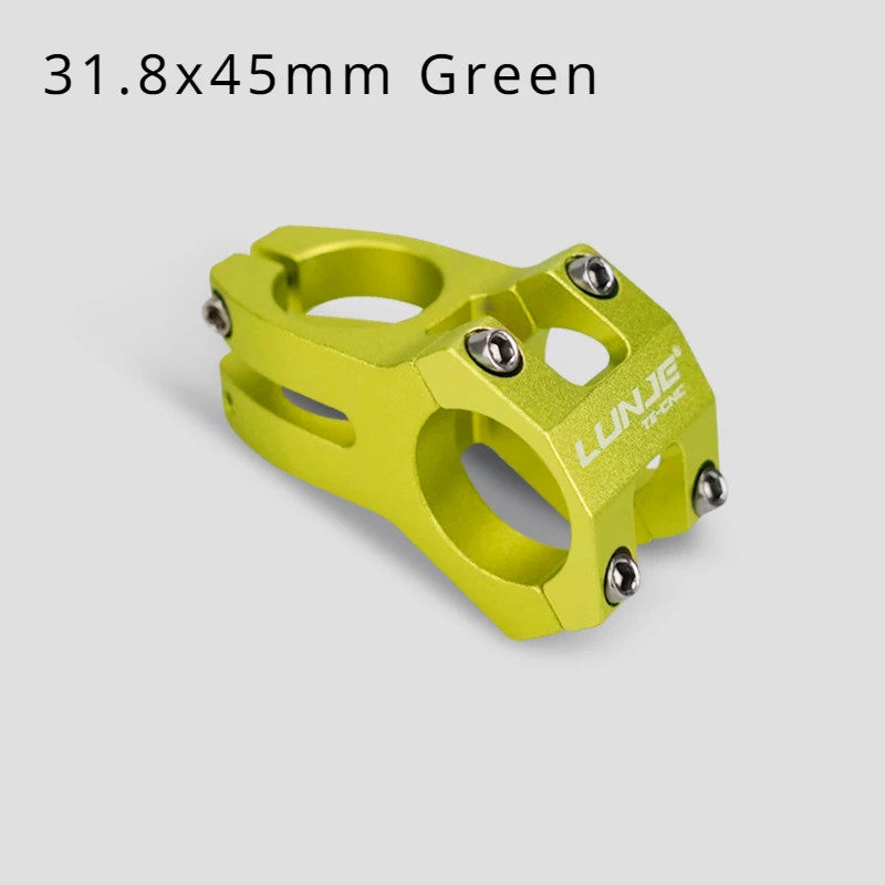 MTB Bike Short Stem 45mm Aluminum Alloy Bicycle Handlebar Stem for Mountain Cycling
