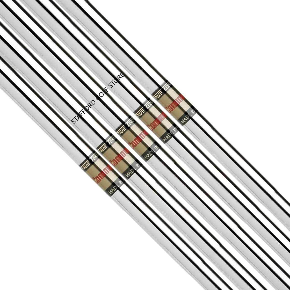 True Temper Command Steel Iron Shafts 0.370 Tip Set of 5 - R/S Flex