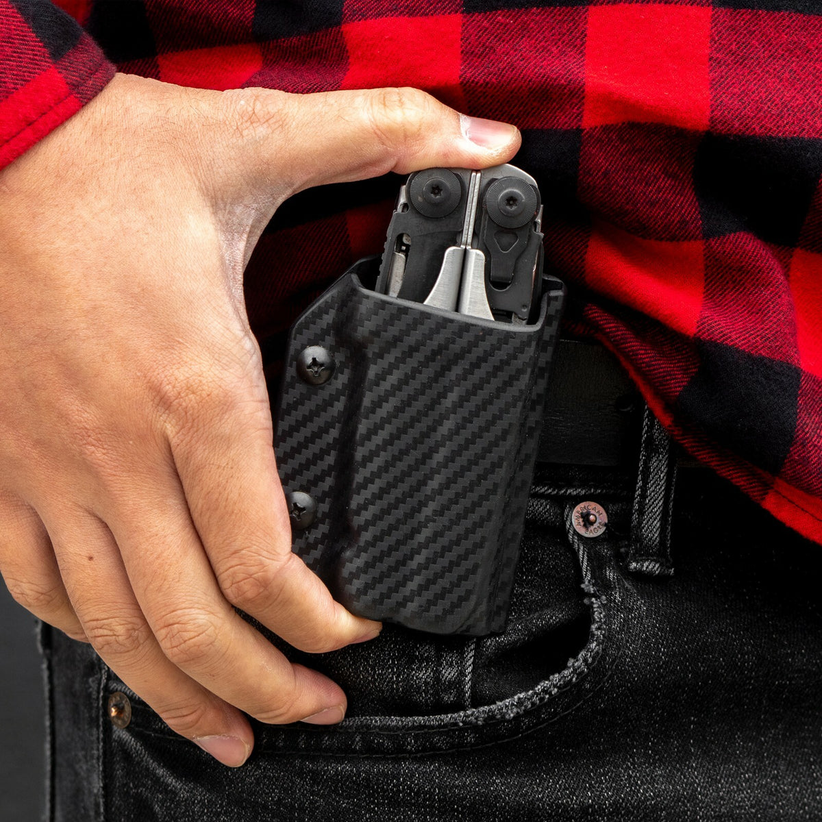 Kydex Multitool Sheath for Leatherman Surge - USA Made, Adjustable Carry