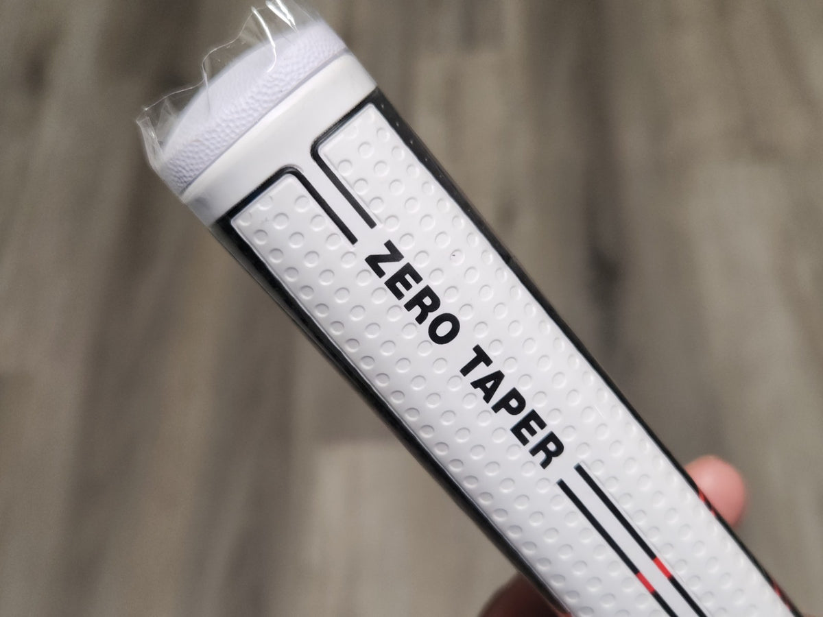 Golf Pride Zero Taper Putter Grip Large Straight Black White Red