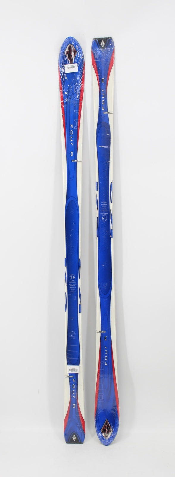 K2 Four R Adult Flat Skis - 167cm, No Bindings, Winter Sports Equipment