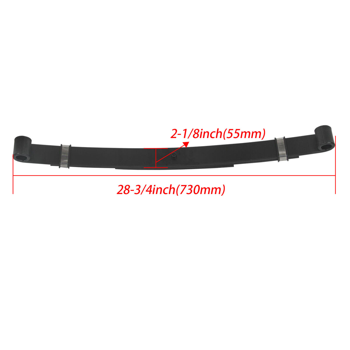 Heavy Duty Rear Leaf Springs for EZGO TXT Gas Golf Cart 1996-2013 Set of 2