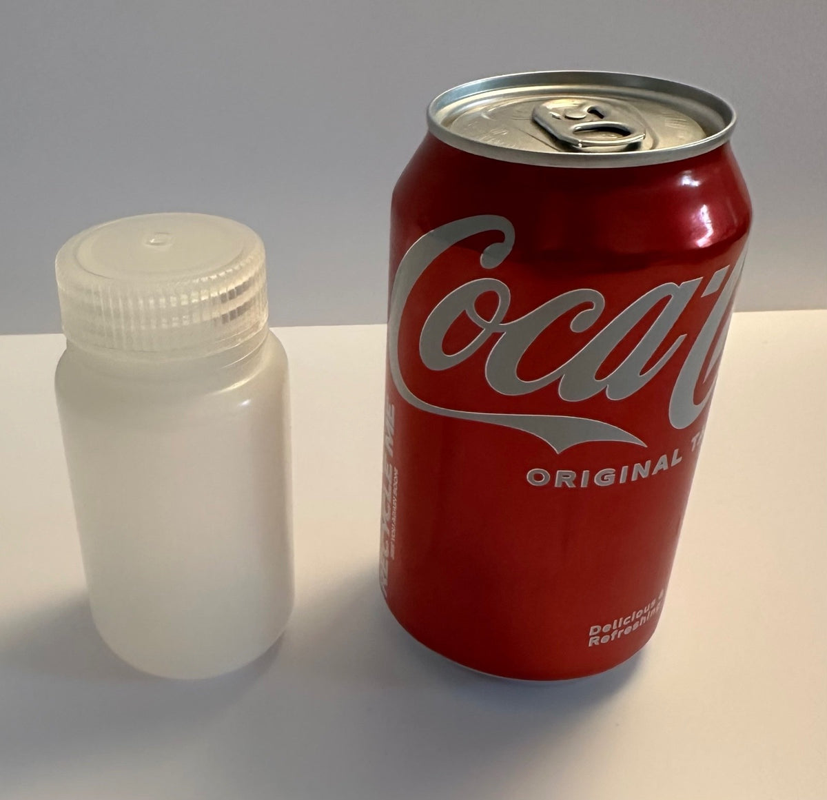 Reusable Plastic Water Storage Bottles - Wide Mouth, 125ml/4oz, Clear, Autoclavable Set