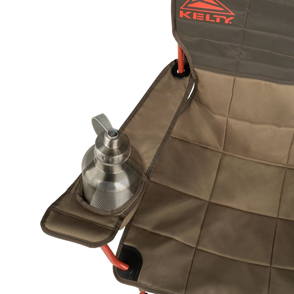 Portable Folding Camping Chair with Adjustable Armrests and Cup Holder
