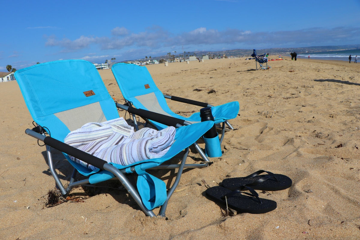 Folding Beach Chair for Adults - Lightweight Portable Camp Chair 1-Pack