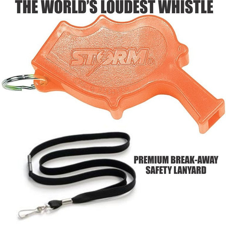 All-Weather Safety Whistle with Bag & Lanyard - Loud Water-Resistant