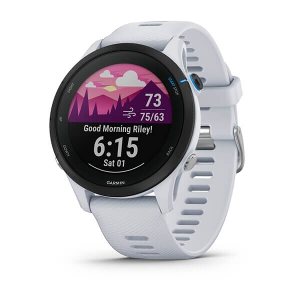 GPS Running Watch with Music & Heart Rate Monitoring - White