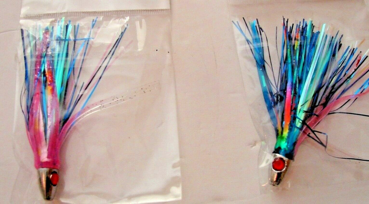 Saltwater Trolling Fishing Lure Set - Big Game Offshore Fish Baits (5 Pack)
