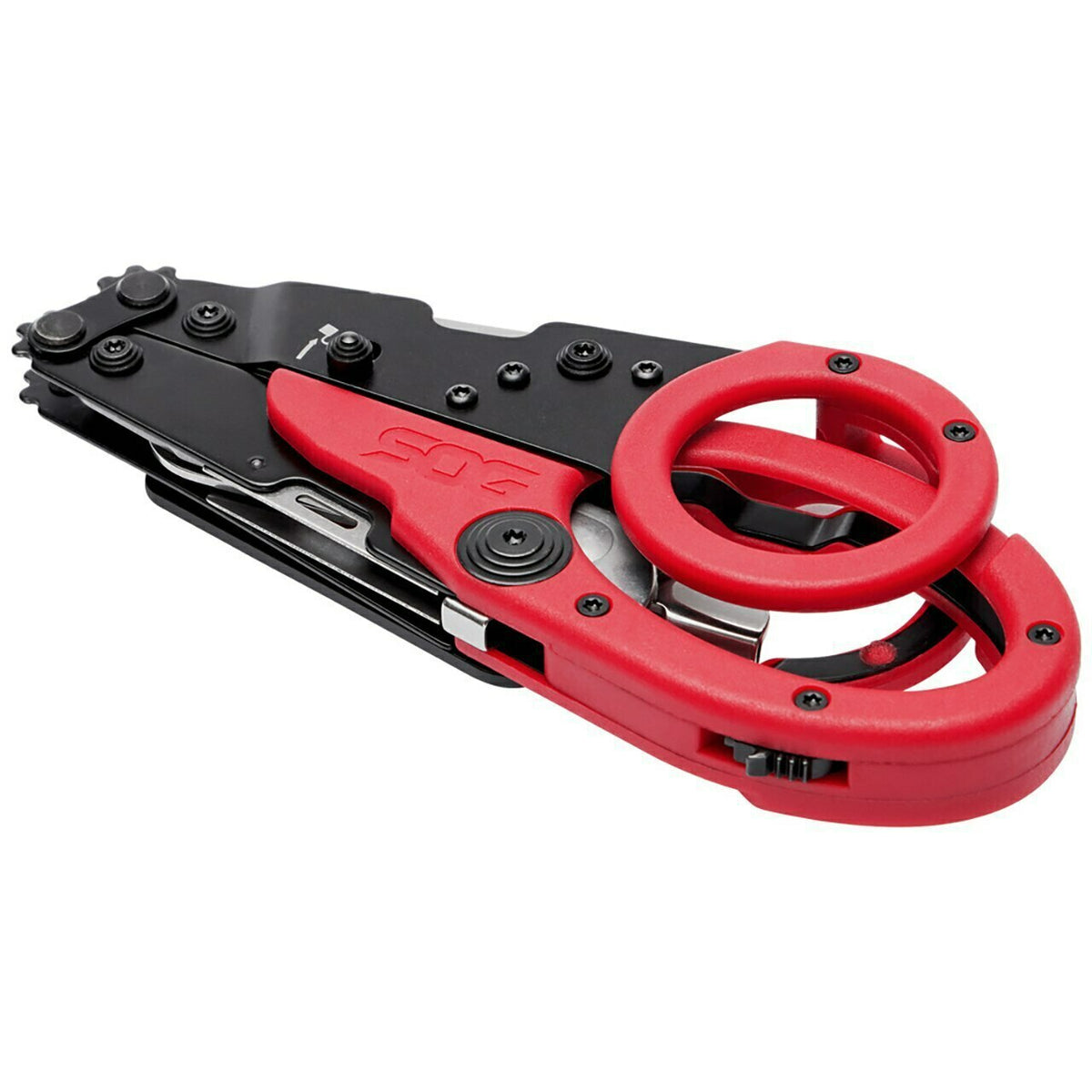Multi-Tool Shears for First Responders with 11 Components - Stainless Steel & Autoclave Compatible