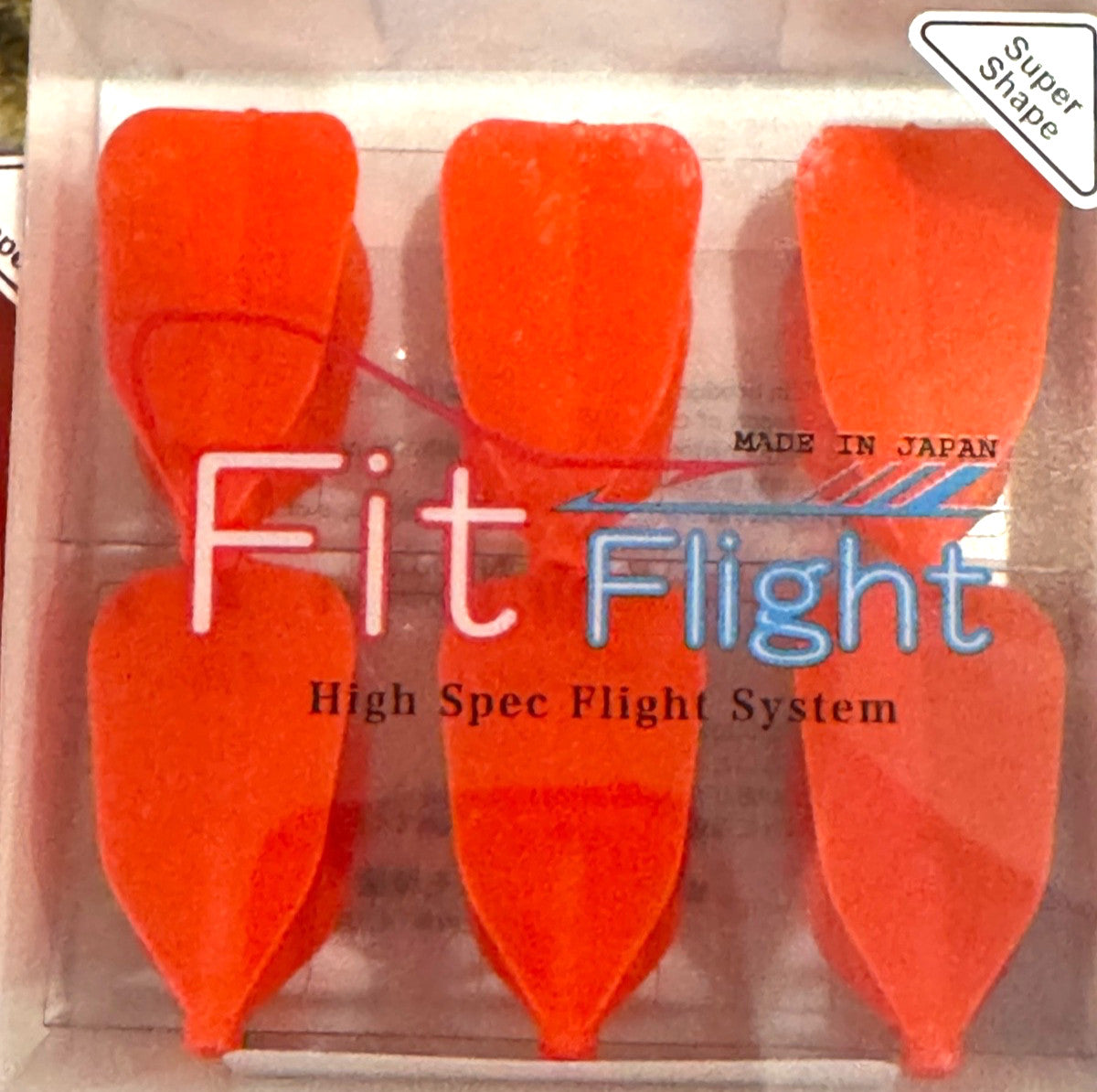 Fit Flight Original Red Dart Flights Double Pack – High-Performance 0.79g, 42.6mm