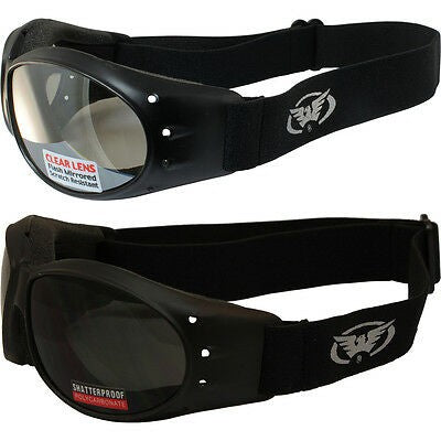 Global Vision Eliminator Goggles 2-Pack with Mirror & Dark Lens UV Protection