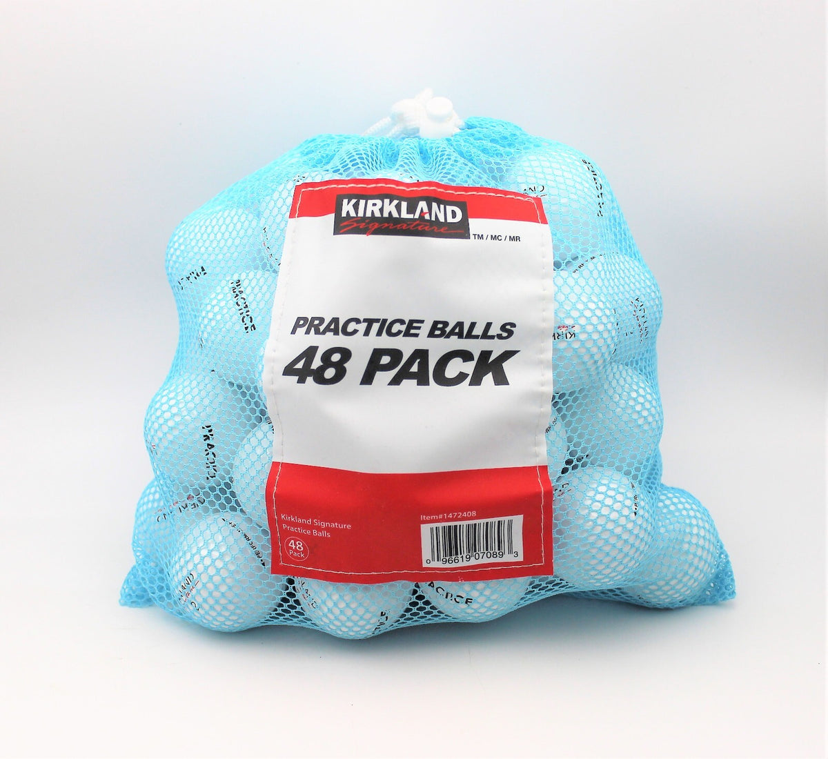 96 Golf Balls Set with Drawstring Bags - Performance Practice Balls