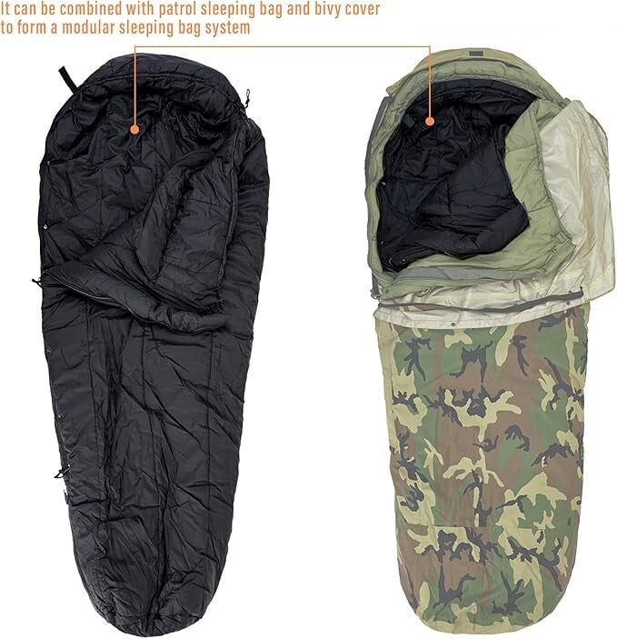 Military Cold Weather Sleeping Bag - -10°F Insulated Tactical Sleep System