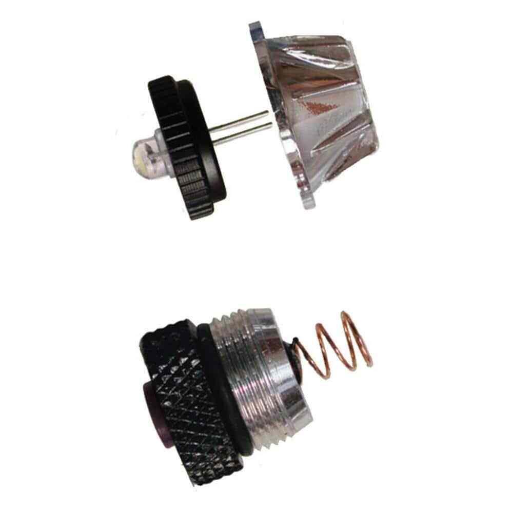 LED Flashlight Upgrade Kit with Push Button On/Off Tailcap for Mini Maglite