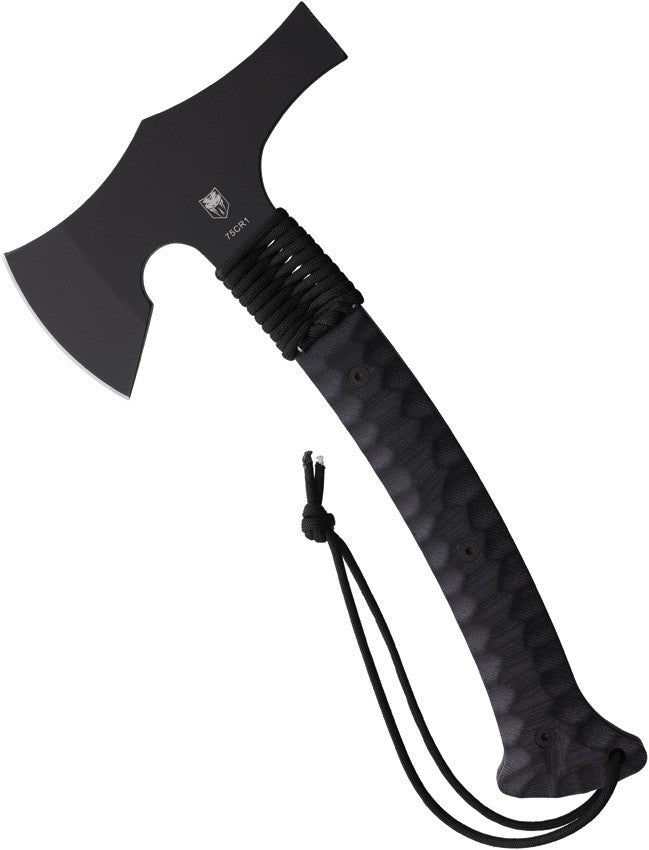 Cobratec Black Tomahawk Hatchet - Utility Camping & Outdoor Tool