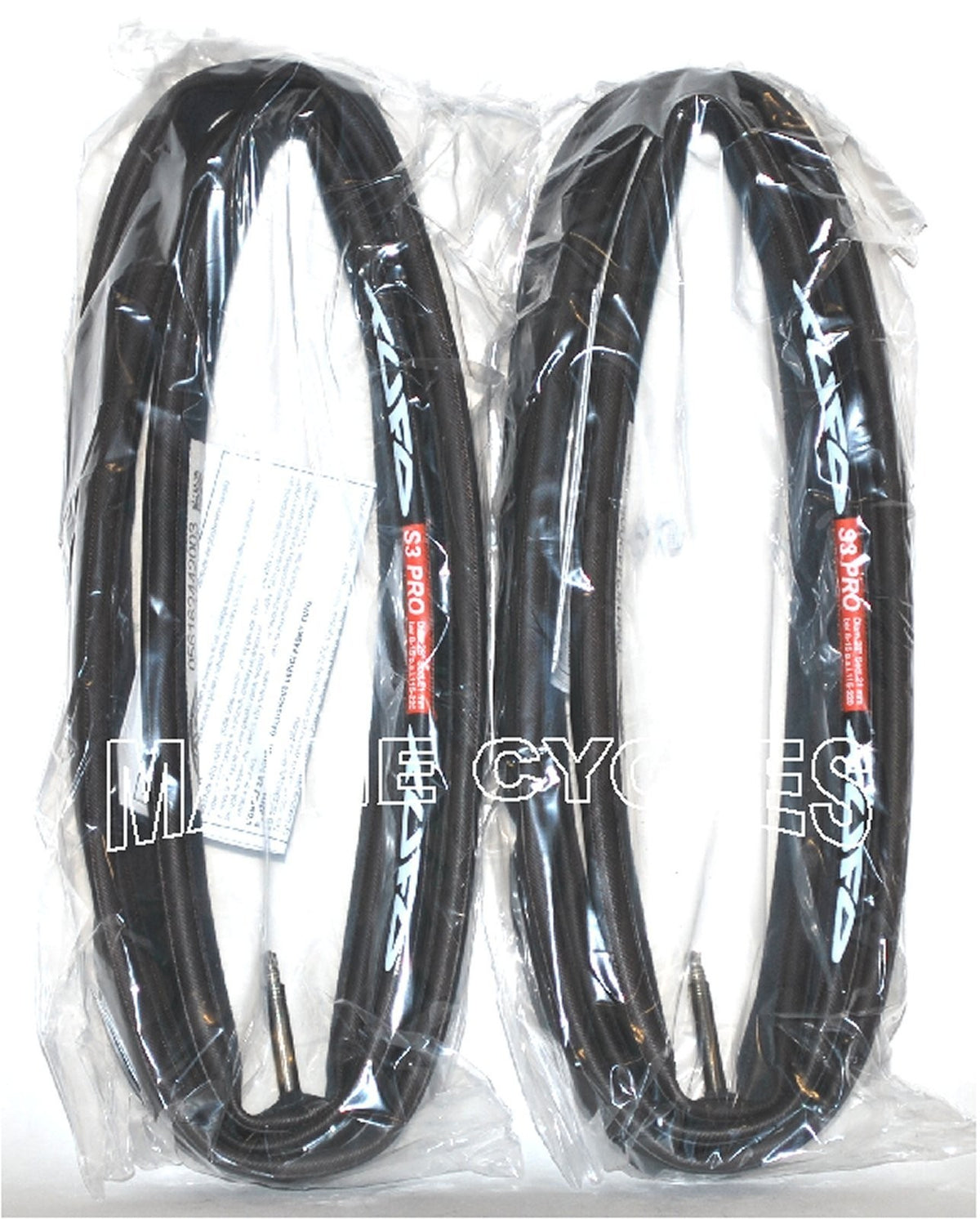 Tufo S3 Pro Tubular Race Bike Tires - 700 x 21 All Black, Pair