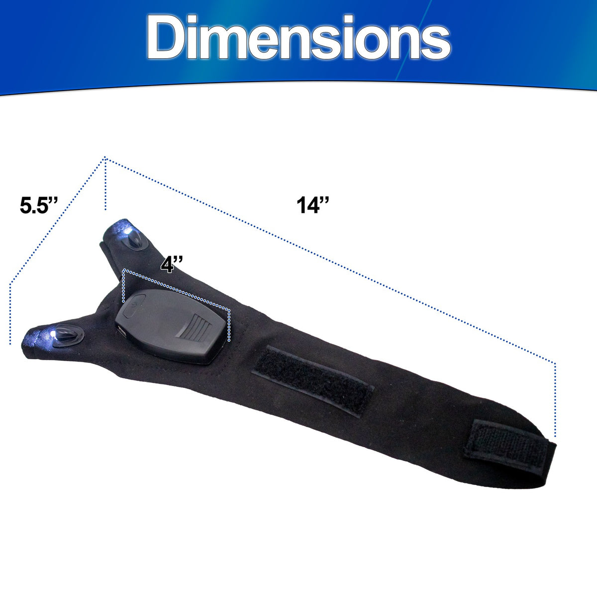 Rechargeable LED Finger Light Gloves for Mechanics & Outdoor Use