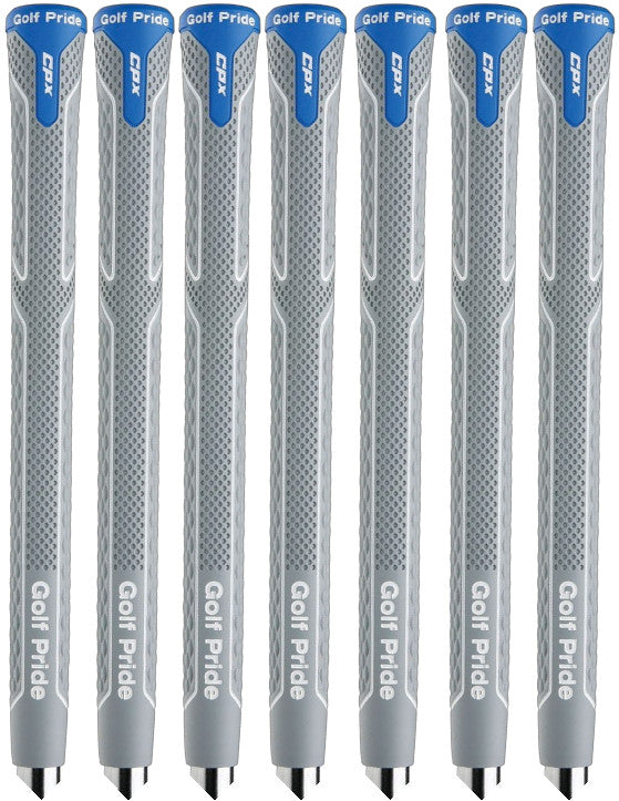 Golf Pride CPX Golf Club Grips Midsize Jumbo & Undersize Blue Gray