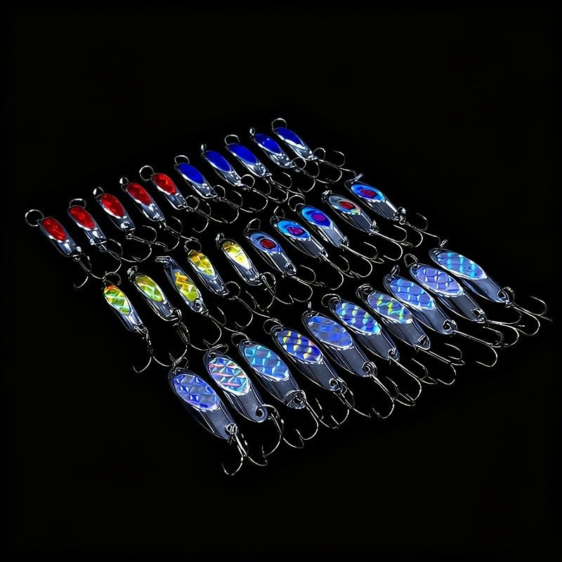 30pcs Metal Fishing Jig Lures for Saltwater & Freshwater Casting Tackle