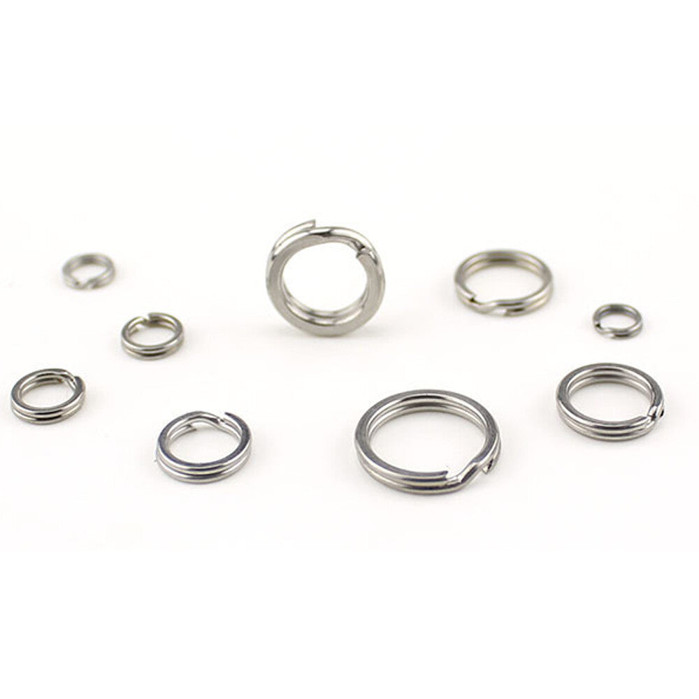Heavy Duty Stainless Steel Fishing Split Rings for Saltwater Big Game Tackle