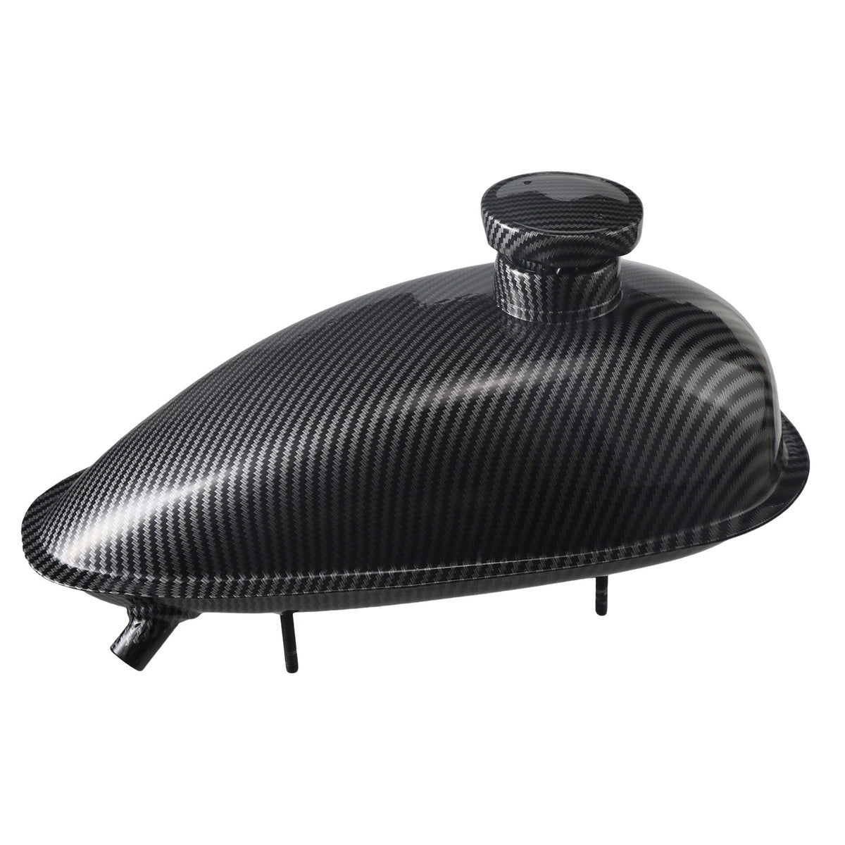 Motorized Bicycle Gas Tank with Cap and Petcock - 2L, 3L, 4L Capacity