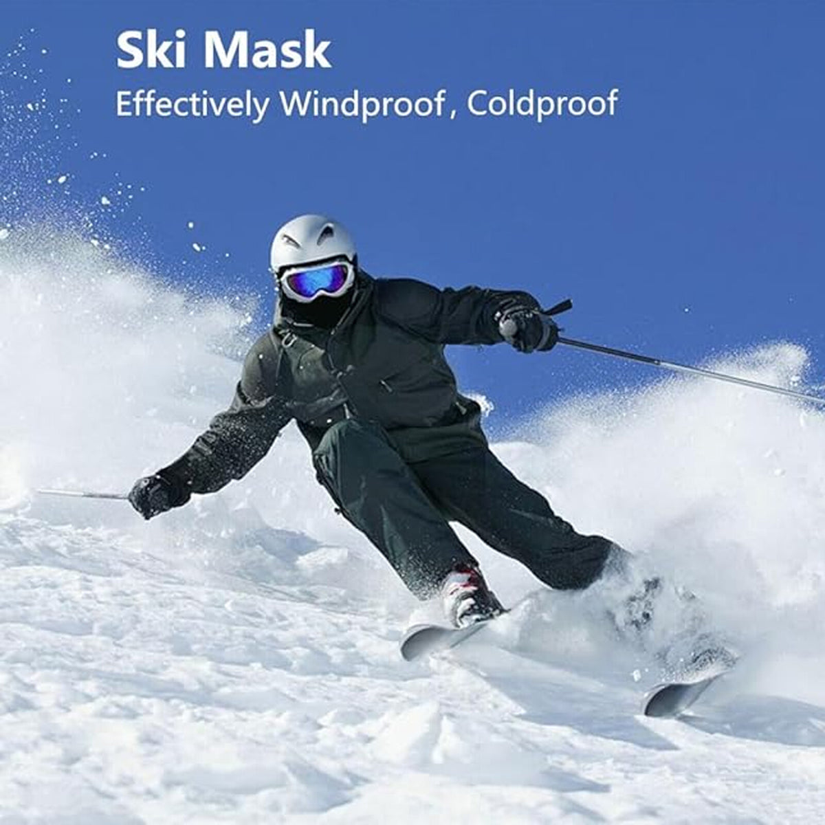 Unisex Full Face Windproof Ski Mask for Outdoor Sports - Multiple Quantities